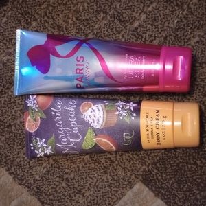 Bath and body works 2 body creams 8oz